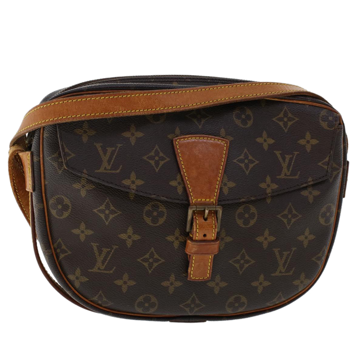 LOUIS VUITTON Monogram Jeune Fille GM Shoulder Bag M51225 LV Auth 50689