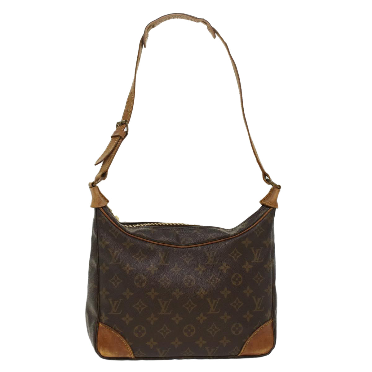 LOUIS VUITTON Monogram Boulogne 30 Shoulder Bag M51265 LV Auth 50690