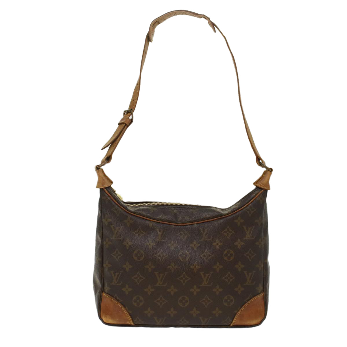 LOUIS VUITTON Monogram Boulogne 30 Shoulder Bag M51265 LV Auth 50690