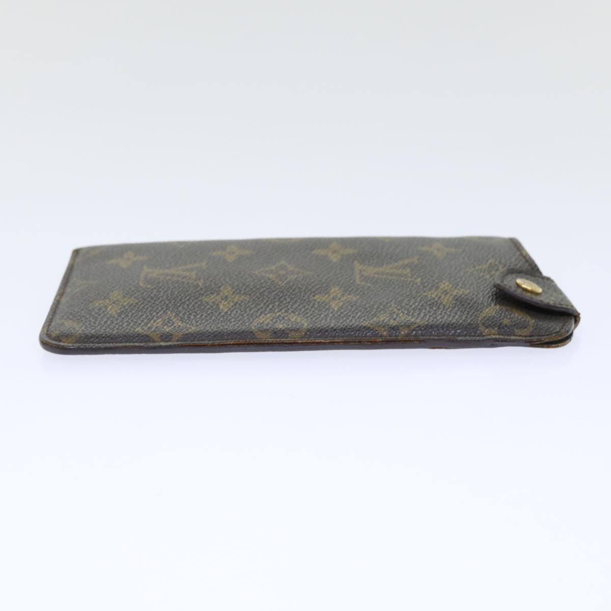 LOUIS VUITTON Monogram Etui Lunette MM Glasses Case M66544 LV Auth 50708