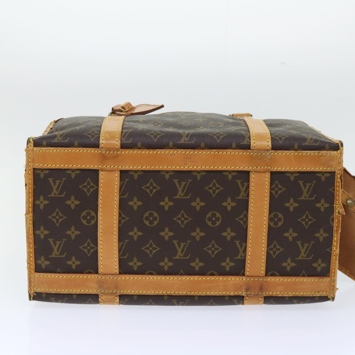 LOUIS VUITTON Monogram Sac Shan 40 Pet Carry M42024 LV Auth 50734