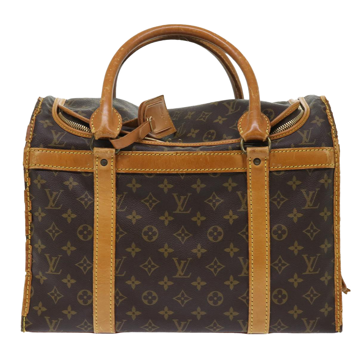 LOUIS VUITTON Monogram Sac Shan 40 Pet Carry M42024 LV Auth 50734