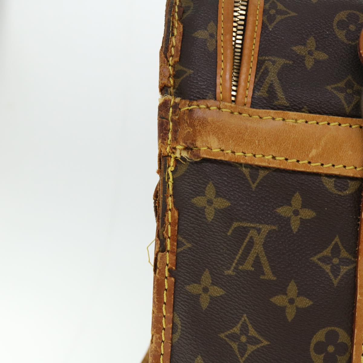 LOUIS VUITTON Monogram Sac Shan 40 Pet Carry M42024 LV Auth 50734