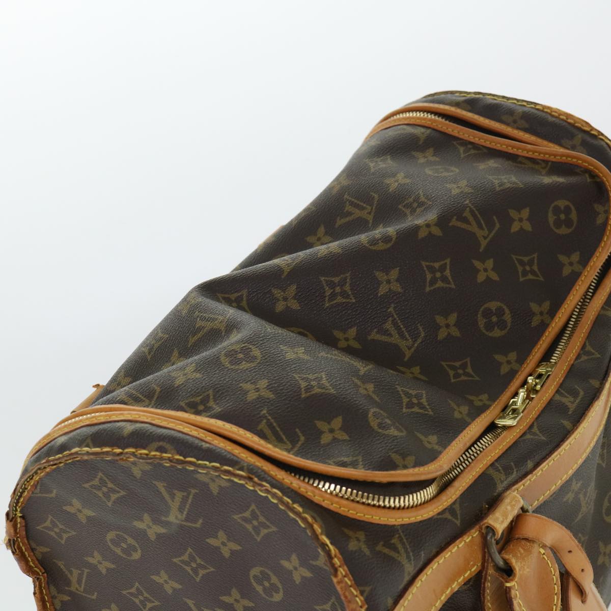 LOUIS VUITTON Monogram Sac Shan 40 Pet Carry M42024 LV Auth 50734