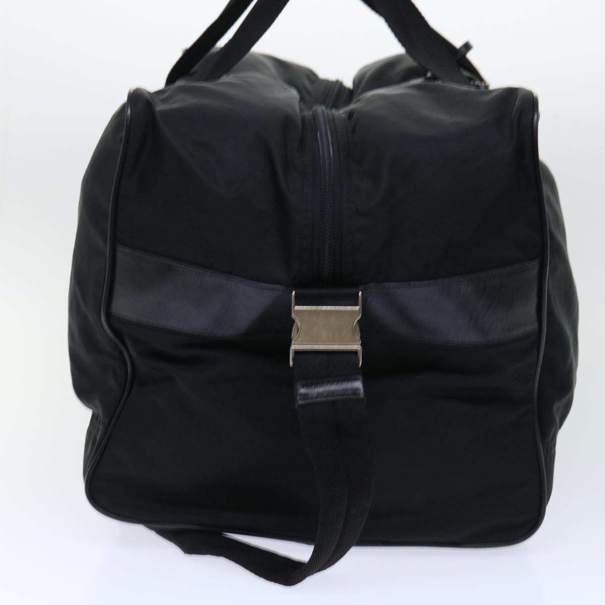 PRADA Boston Bag Nylon 2way Black Auth 50760