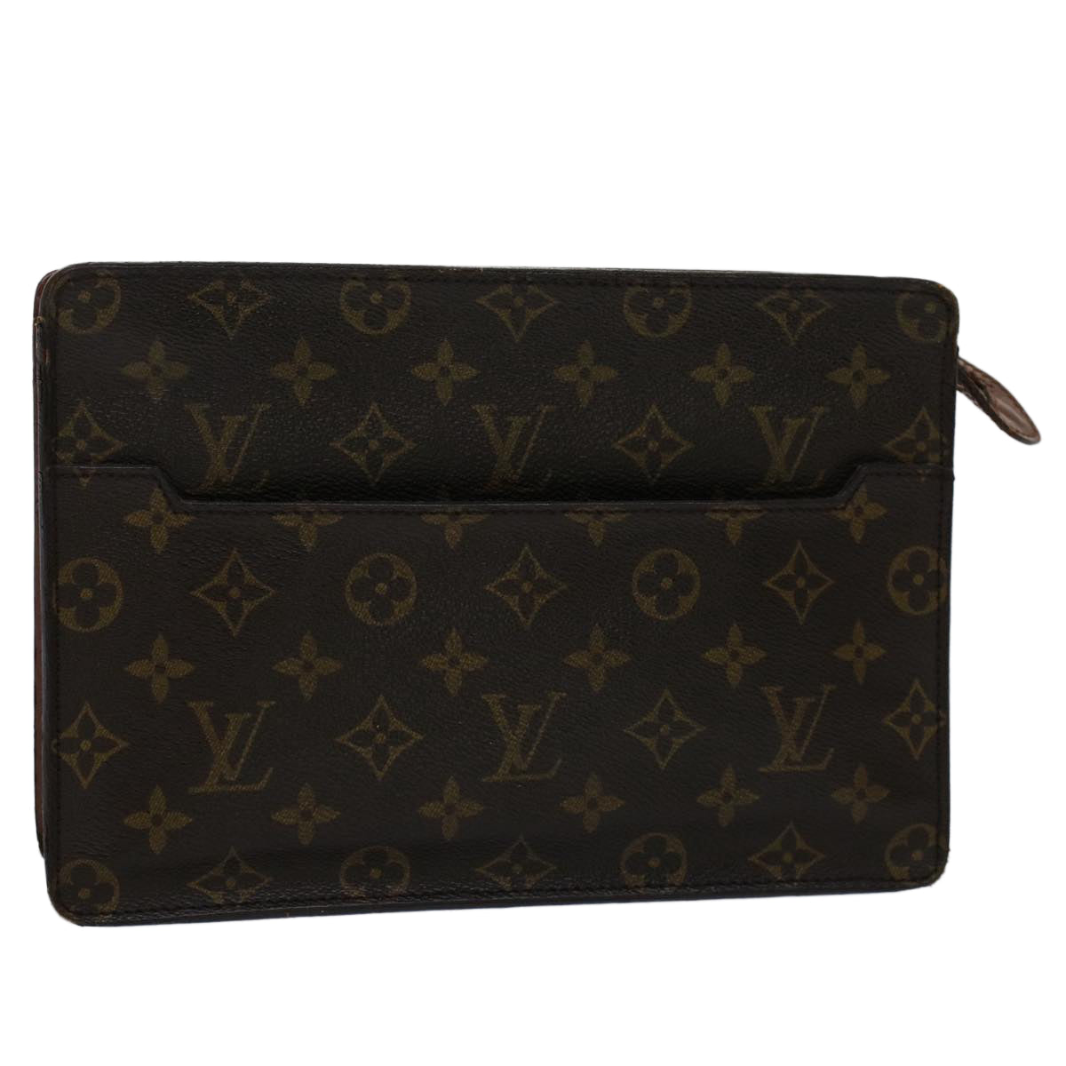 LOUIS VUITTON Monogram Pochette Homme Clutch Bag M51795 LV Auth 50784