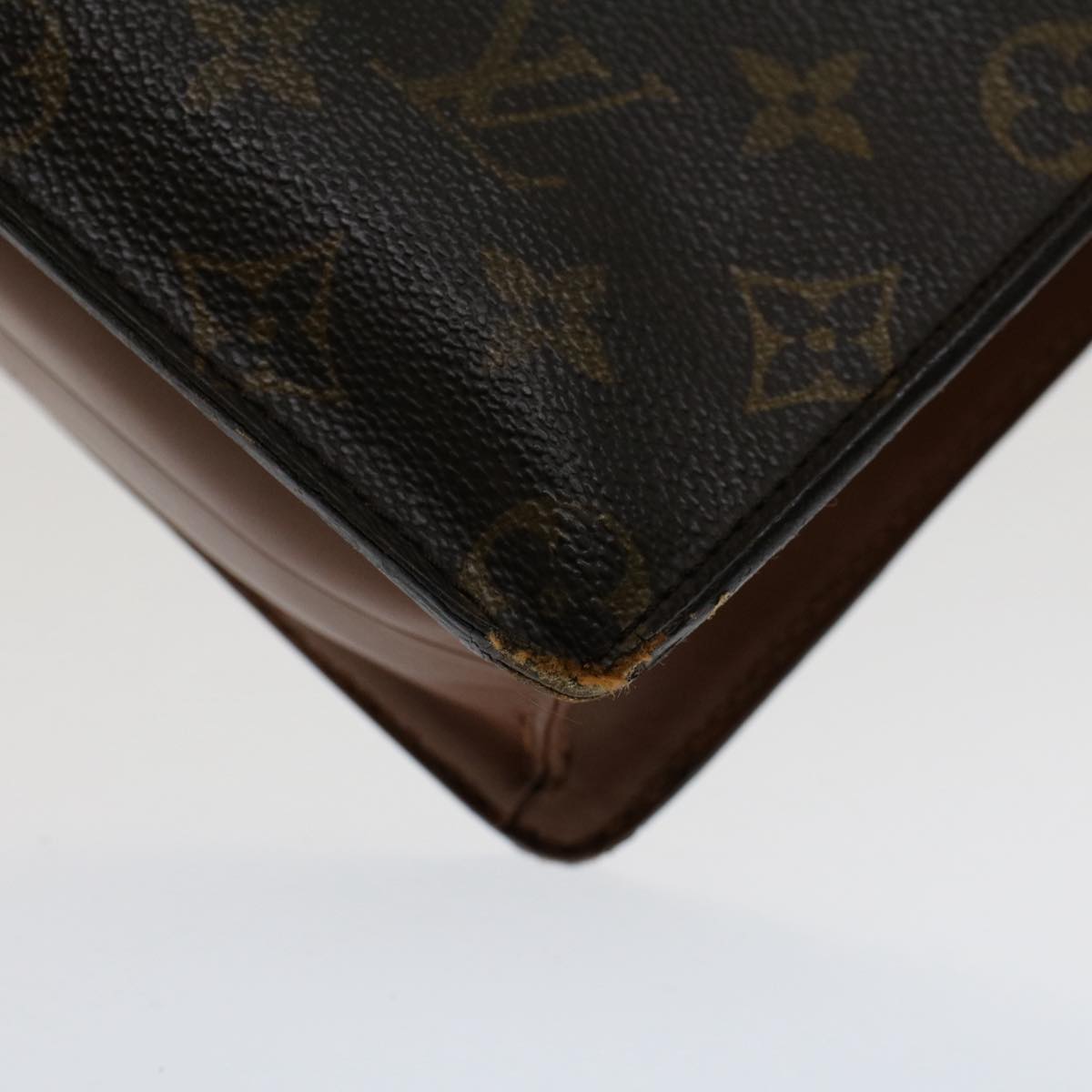 LOUIS VUITTON Monogram Pochette Homme Clutch Bag M51795 LV Auth 50784