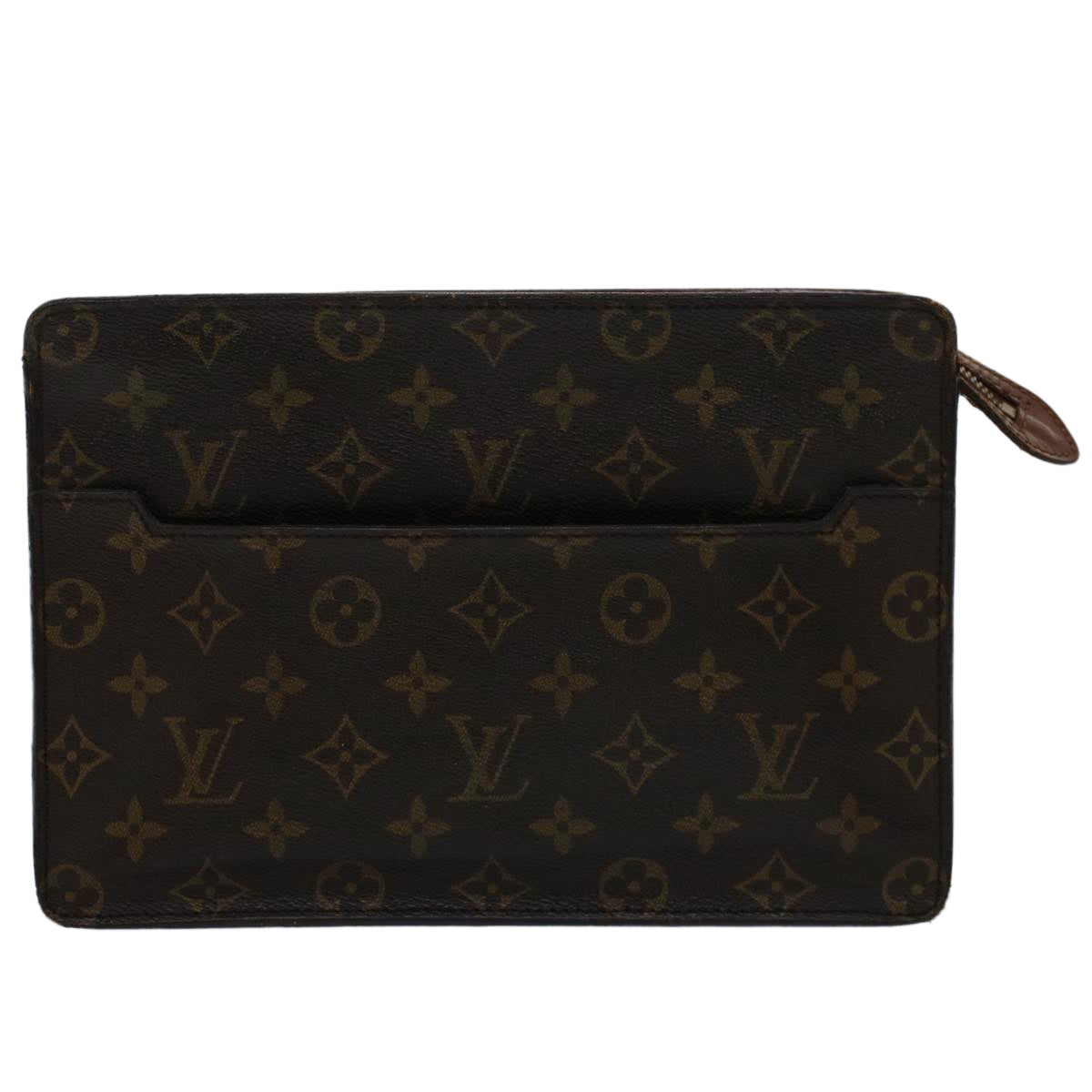 LOUIS VUITTON Monogram Pochette Homme Clutch Bag M51795 LV Auth 50784