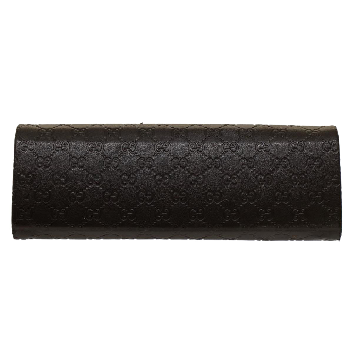 GUCCI Micro GG Canvas Guccissima Glasses Case Black Auth 50846 - 0