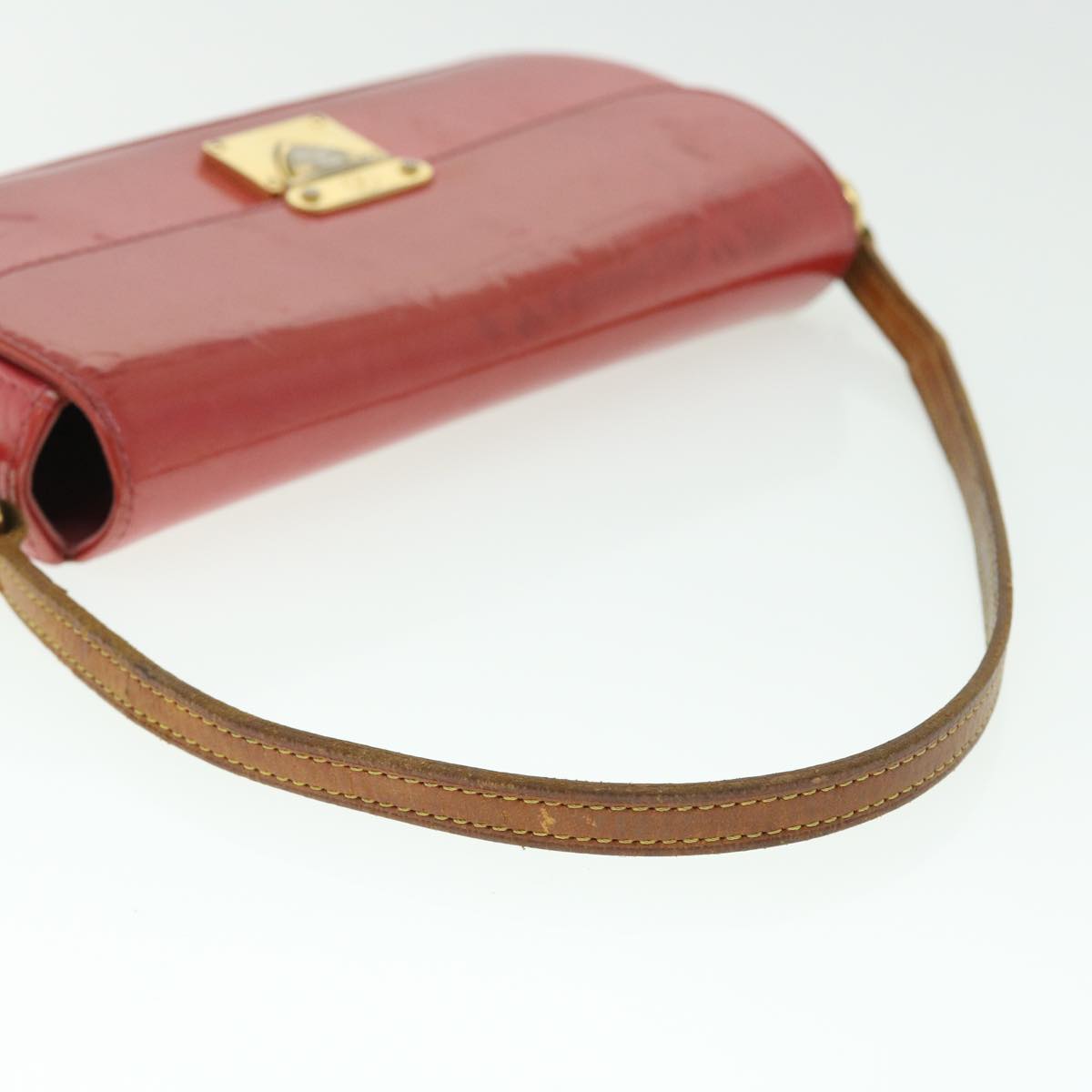 LOUIS VUITTON Monogram Vernis Malibu Street Shoulder Bag Pink M9150F Auth 50906