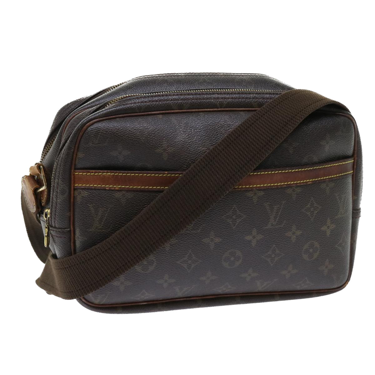 LOUIS VUITTON Monogram Reporter PM Shoulder Bag M45254 LV Auth 50912