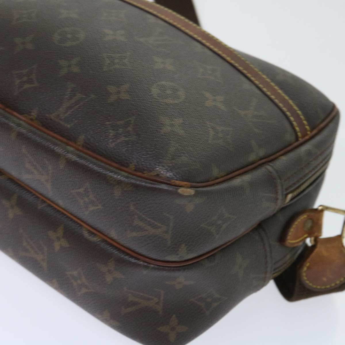 LOUIS VUITTON Monogram Reporter PM Shoulder Bag M45254 LV Auth 50912