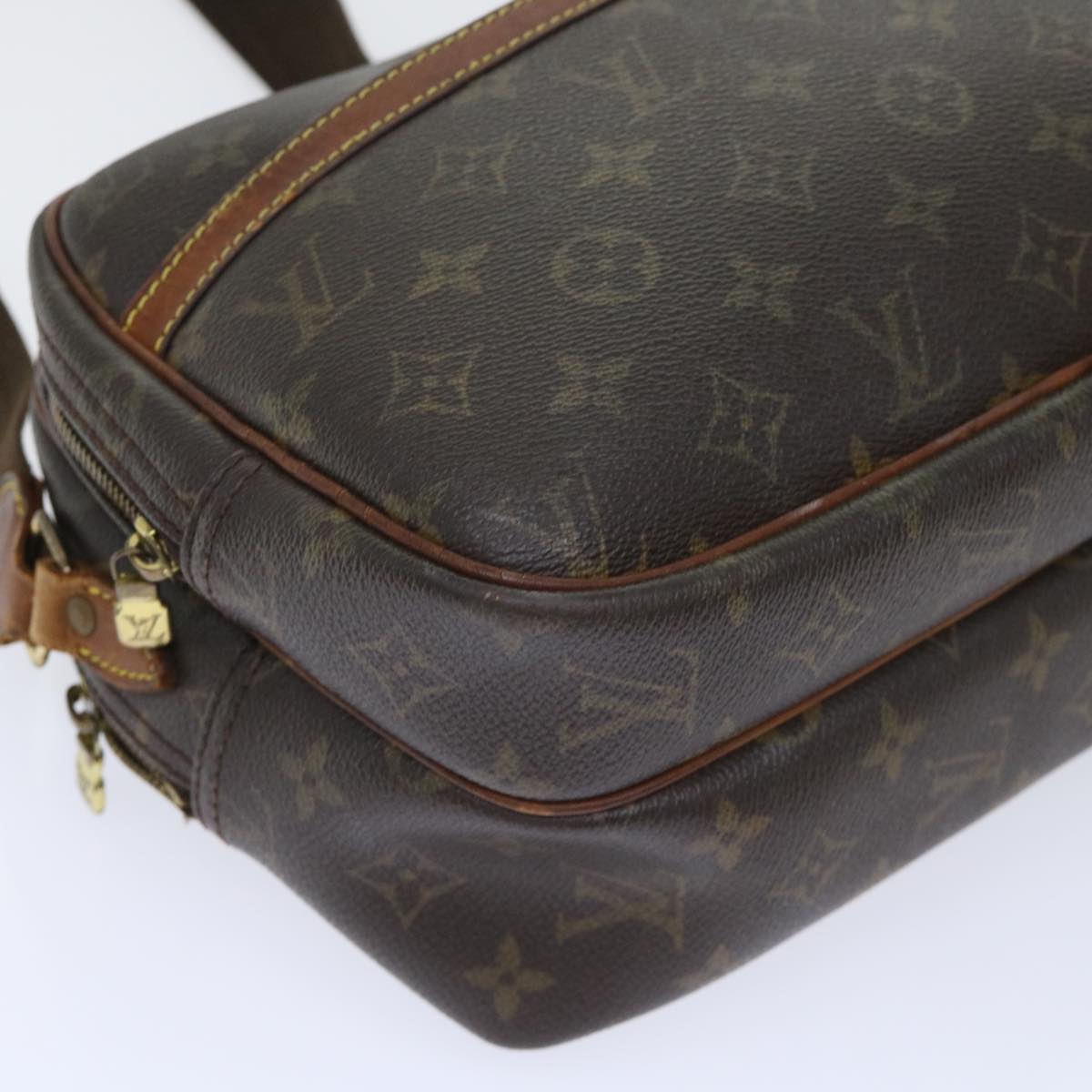 LOUIS VUITTON Monogram Reporter PM Shoulder Bag M45254 LV Auth 50912