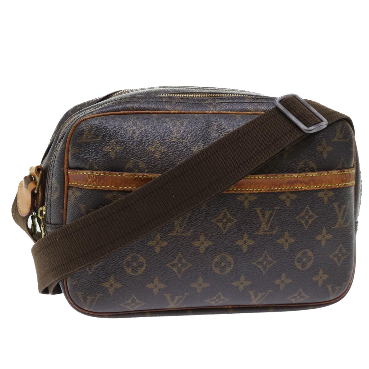 LOUIS VUITTON Monogram Reporter PM Shoulder Bag M45254 LV Auth 50914