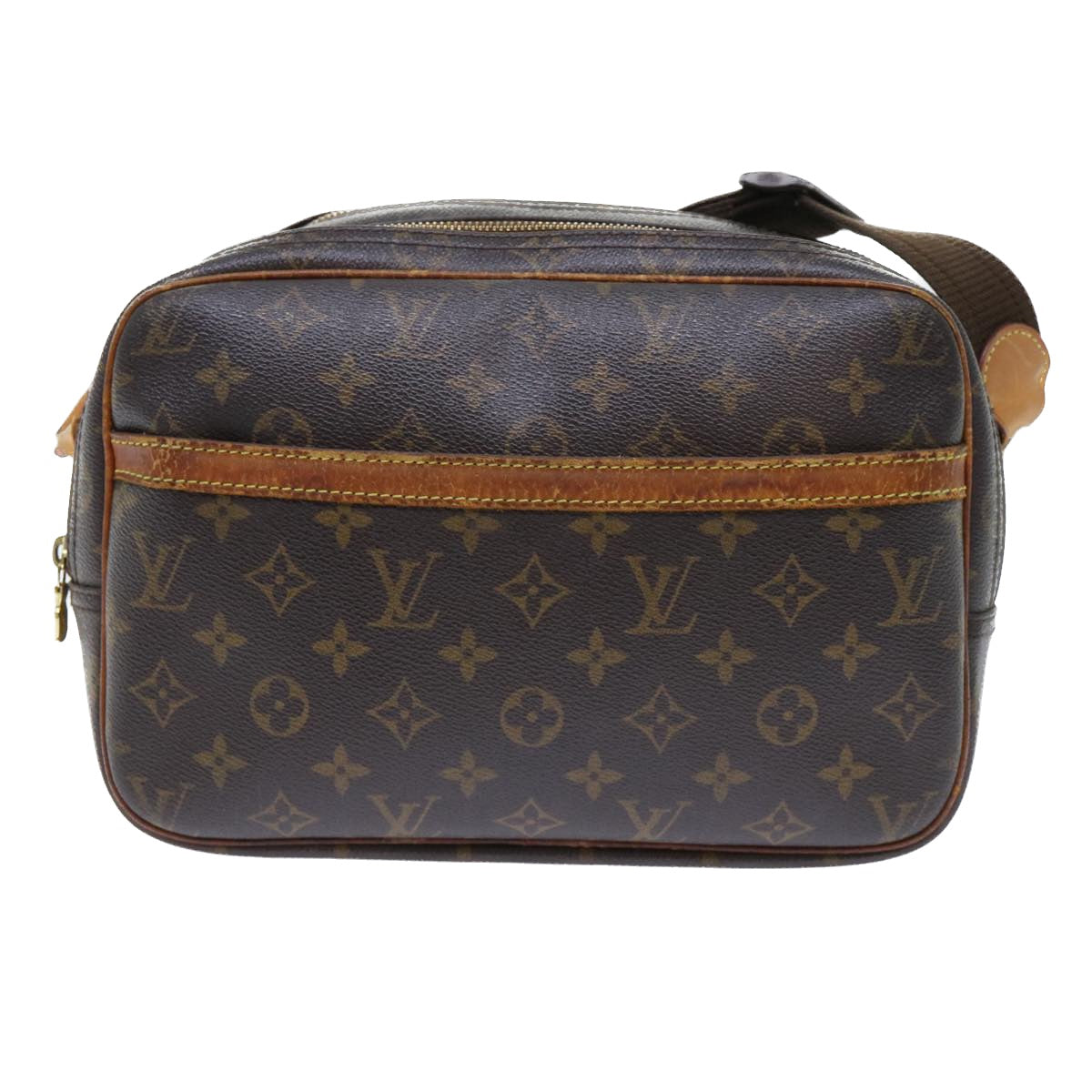 LOUIS VUITTON Monogram Reporter PM Shoulder Bag M45254 LV Auth 50914