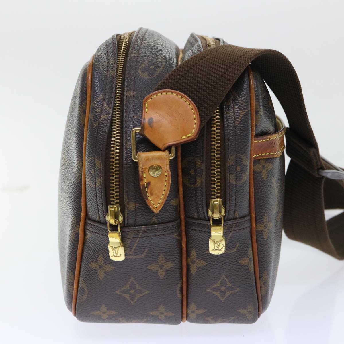 LOUIS VUITTON Monogram Reporter PM Shoulder Bag M45254 LV Auth 50914