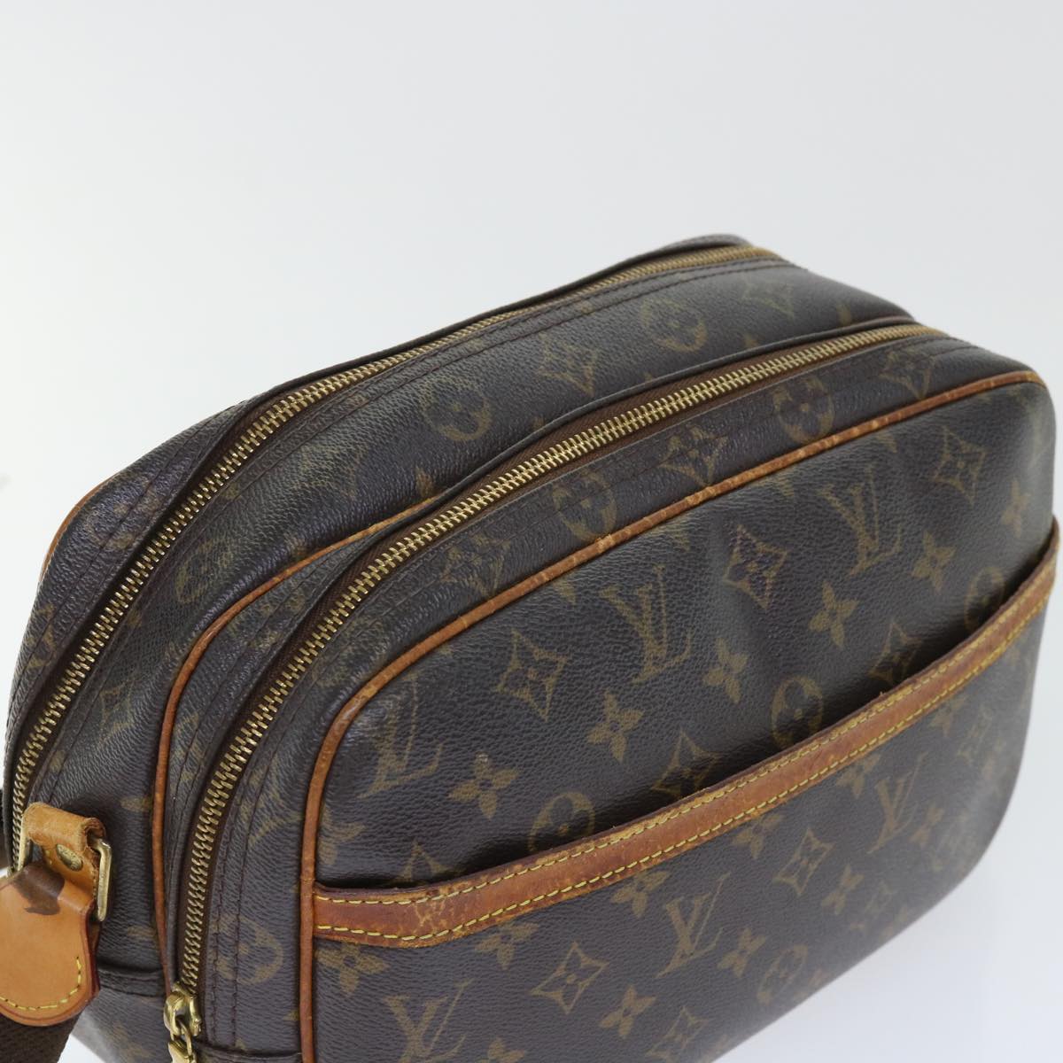 LOUIS VUITTON Monogram Reporter PM Shoulder Bag M45254 LV Auth 50914