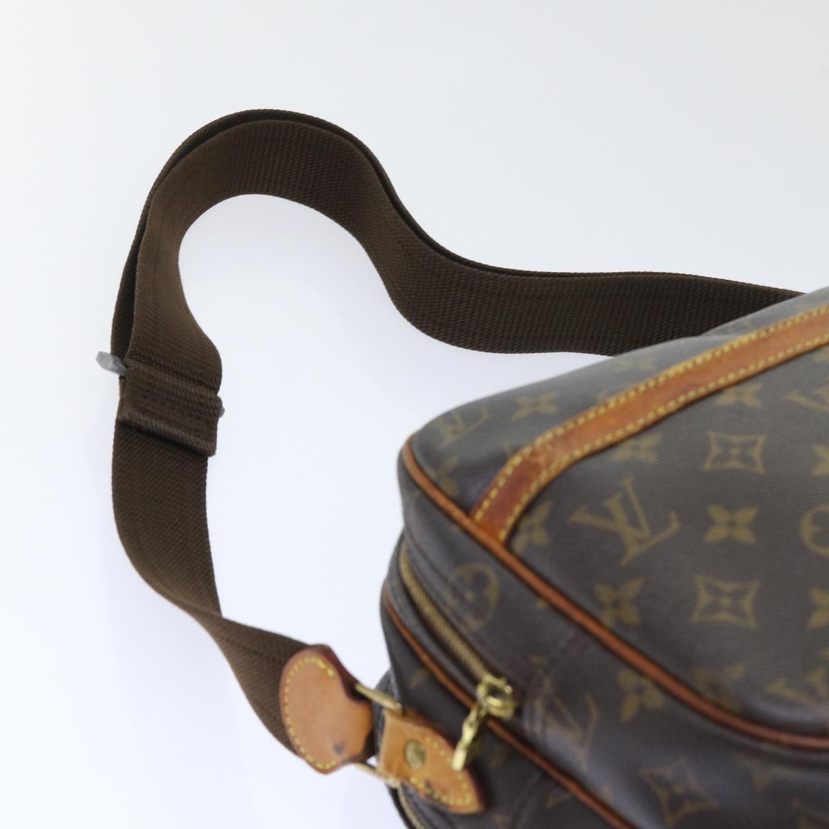 LOUIS VUITTON Monogram Reporter PM Shoulder Bag M45254 LV Auth 50914