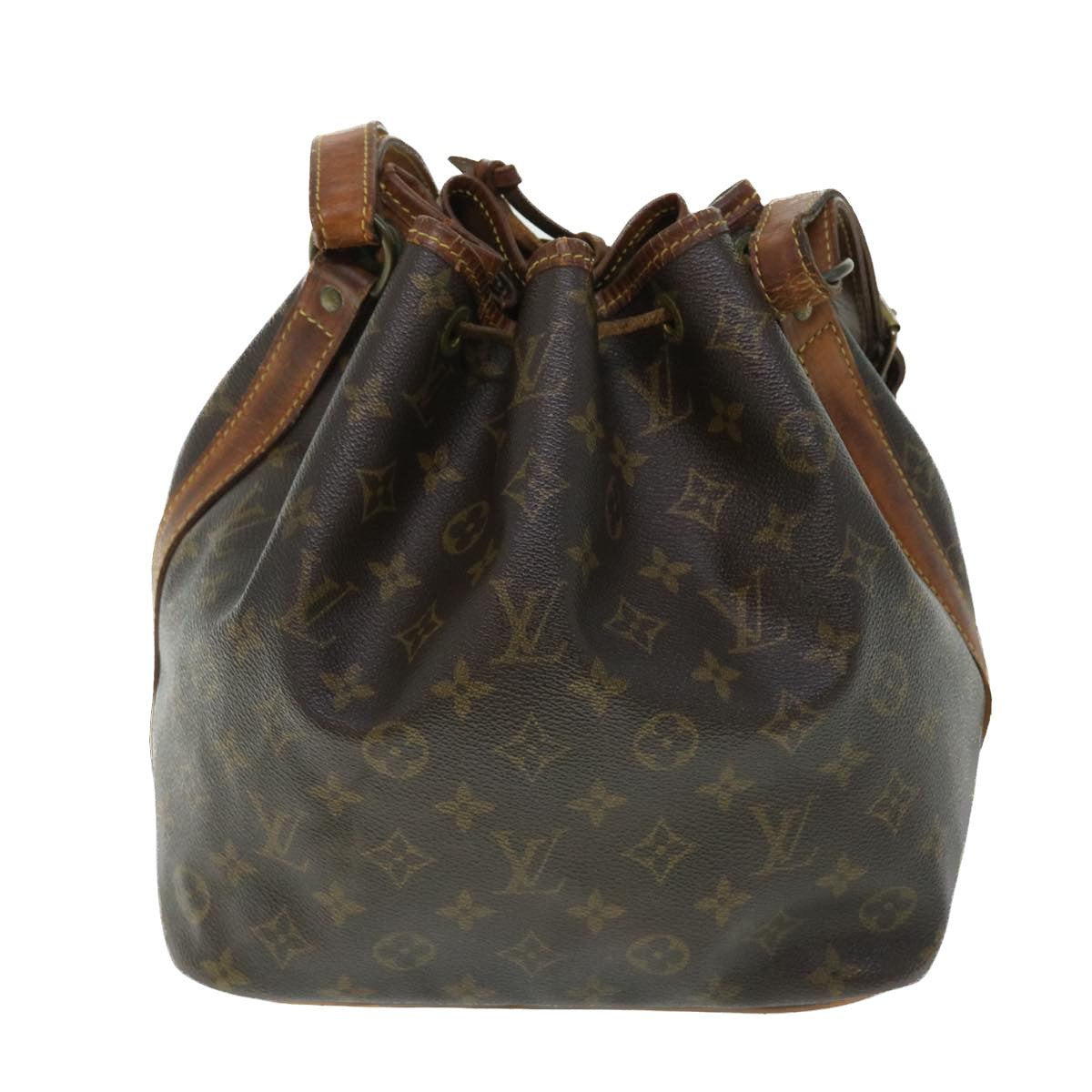 LOUIS VUITTON Monogram Petit Noe Shoulder Bag M42226 LV Auth 50926