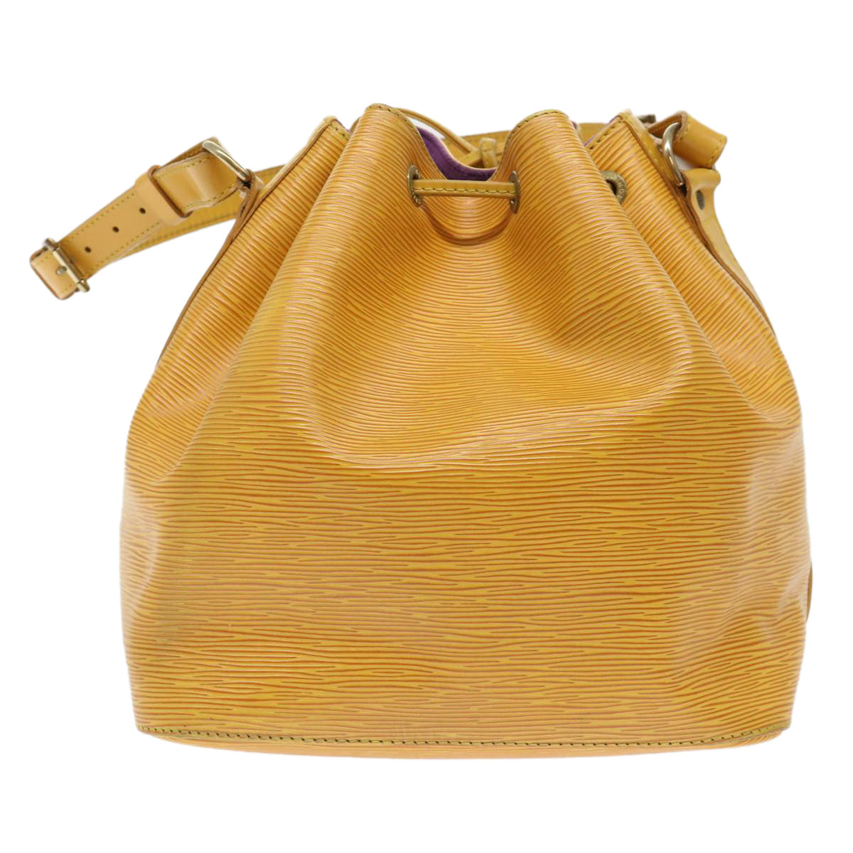 LOUIS VUITTON Epi Petit Noe Shoulder Bag Tassili Yellow M44109 LV Auth 50978