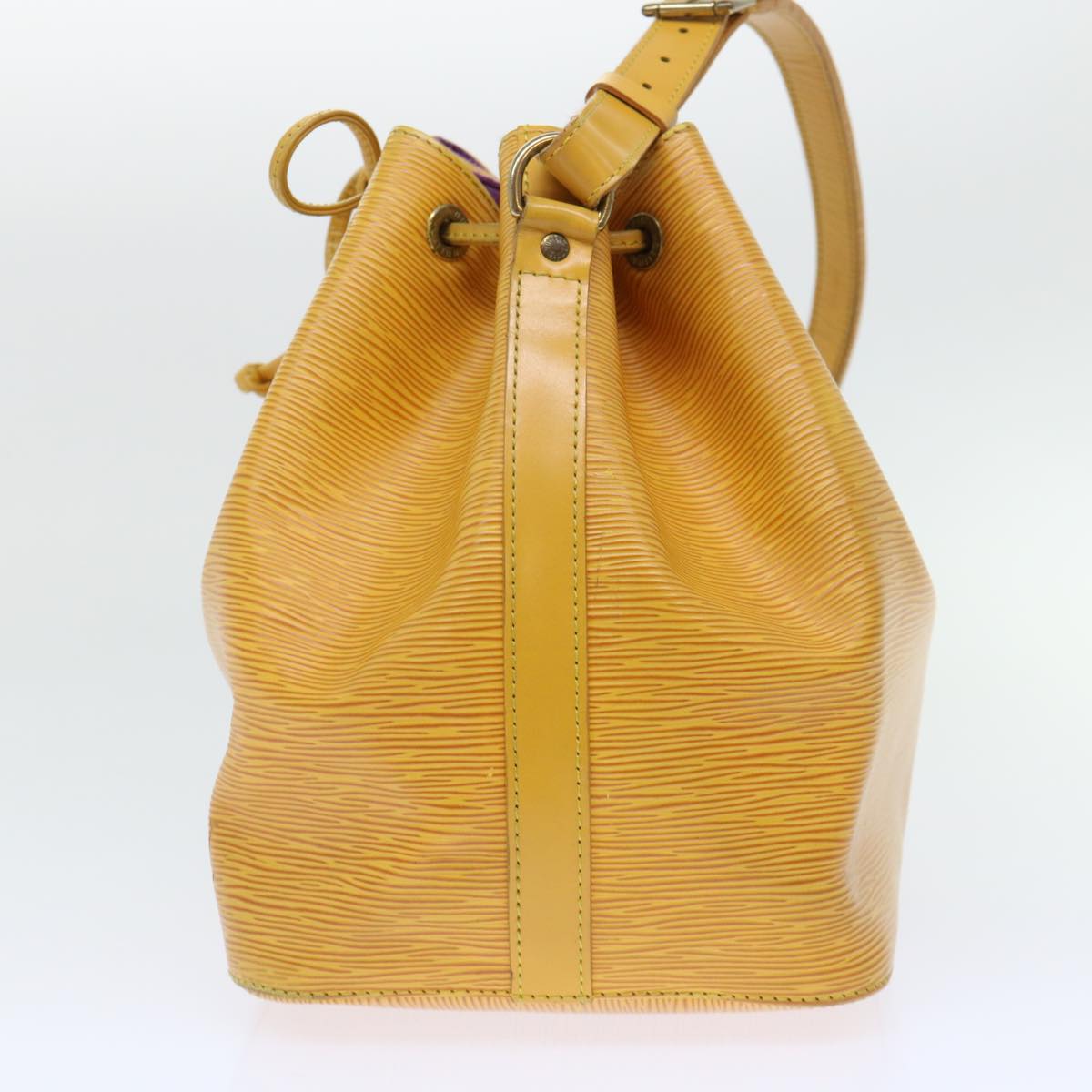 LOUIS VUITTON Epi Petit Noe Shoulder Bag Tassili Yellow M44109 LV Auth 50978