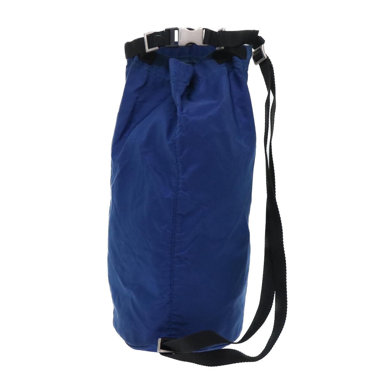 PRADA Shoulder Bag Nylon Blue Black Auth 51023 - 0