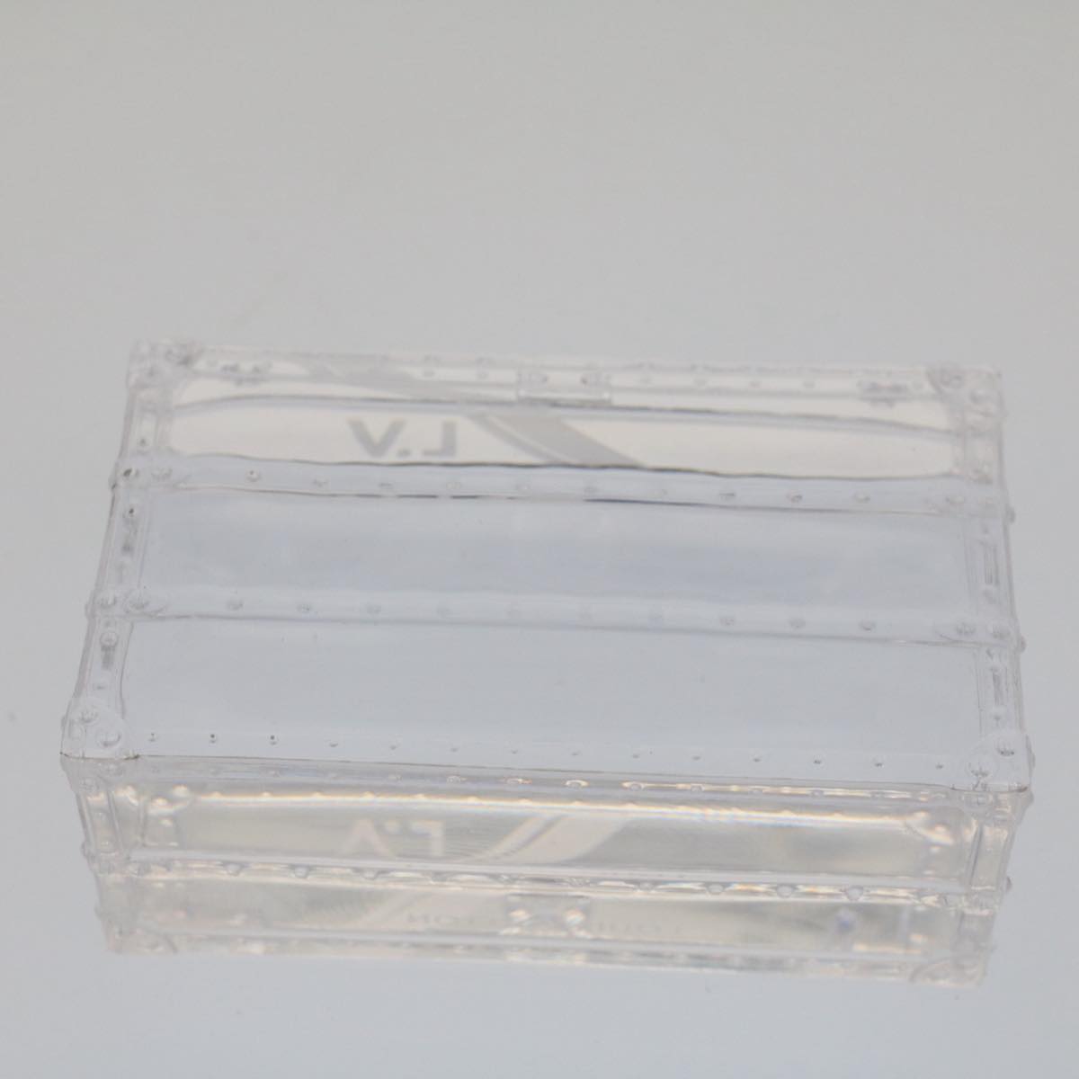 LOUIS VUITTON Paper Weight Clear LV Auth 51071