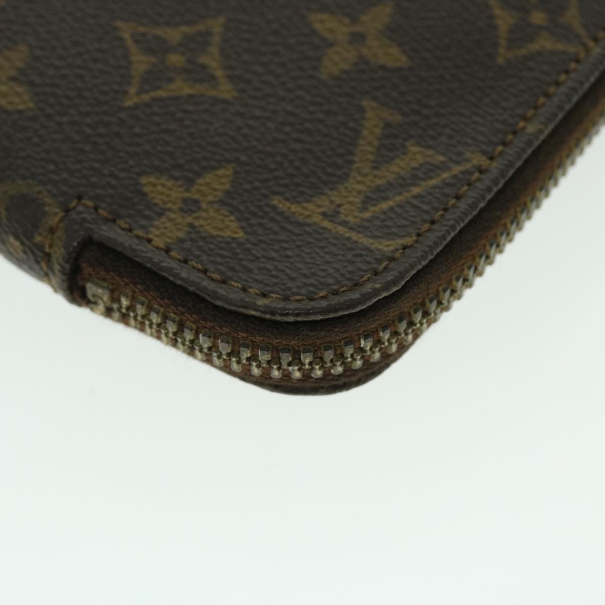 LOUIS VUITTON Monogram Poche Document Briefcase M53400 LV Auth 51080