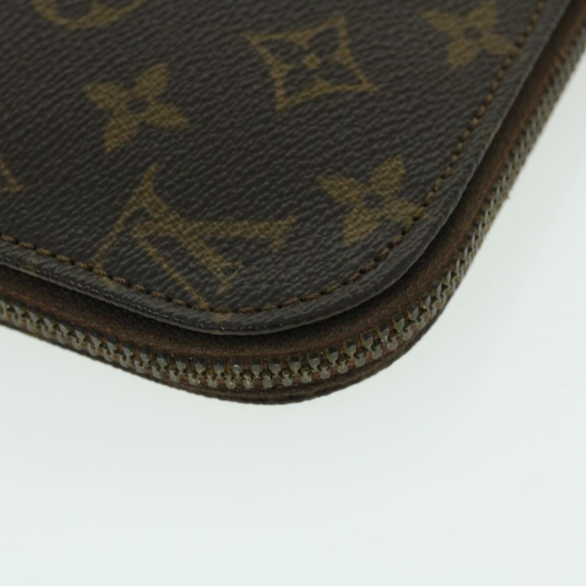 LOUIS VUITTON Monogram Poche Document Briefcase M53400 LV Auth 51080