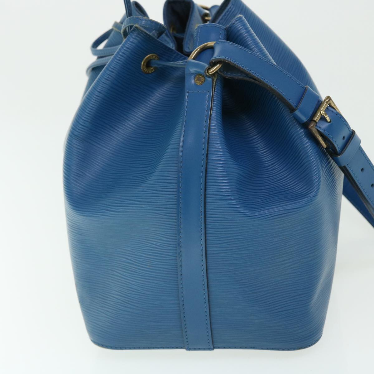 LOUIS VUITTON Epi Petit Noe Shoulder Bag Blue M44105 LV Auth 51082