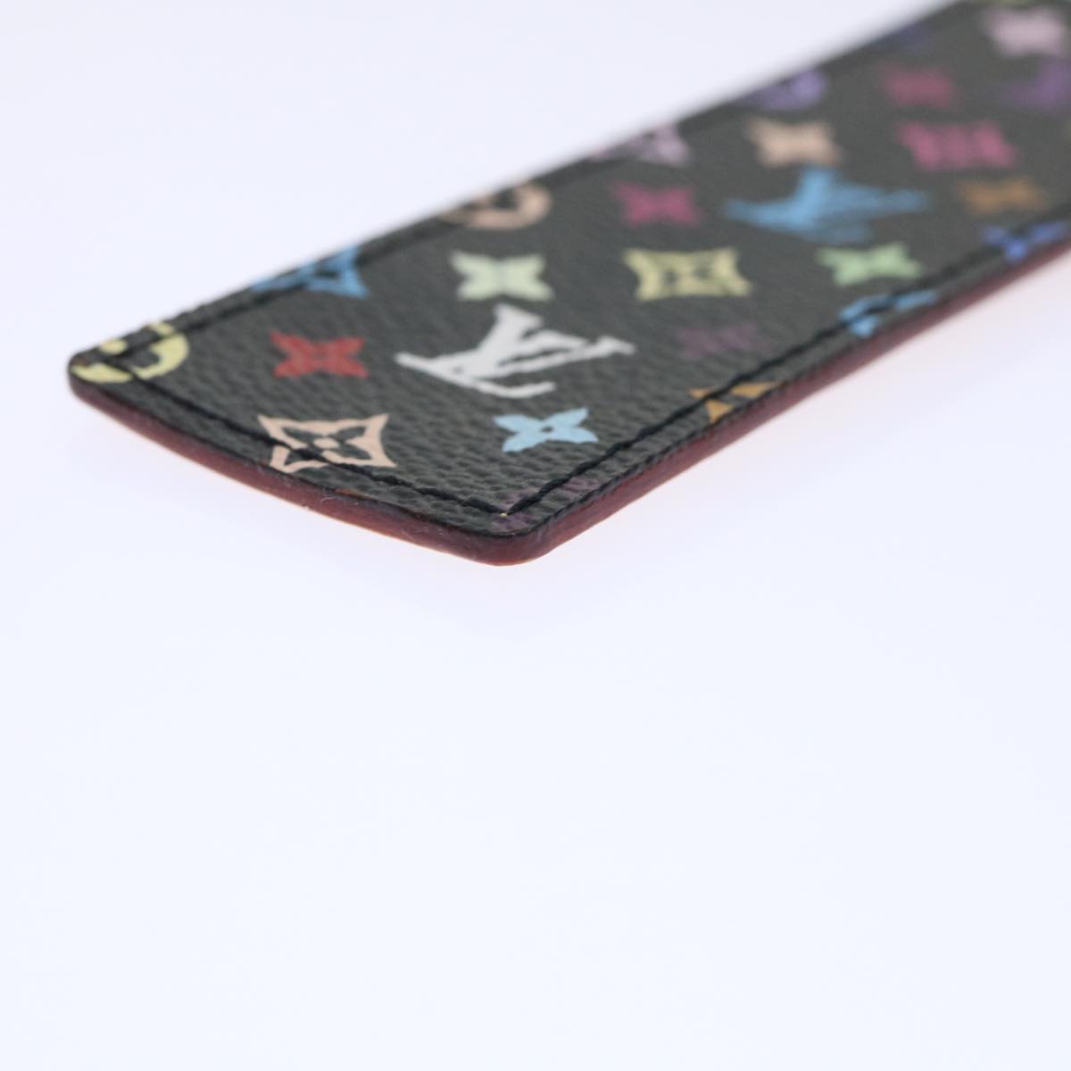 LOUIS VUITTON Monogram Multicolor Mark Page Kadu Bookmark M99197 LV Auth 51098