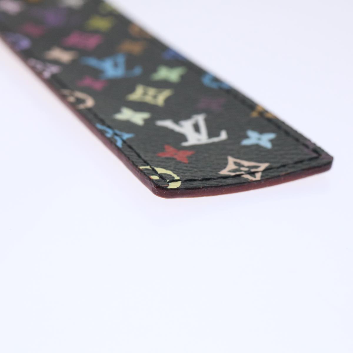 LOUIS VUITTON Monogram Multicolor Mark Page Kadu Bookmark M99197 LV Auth 51098