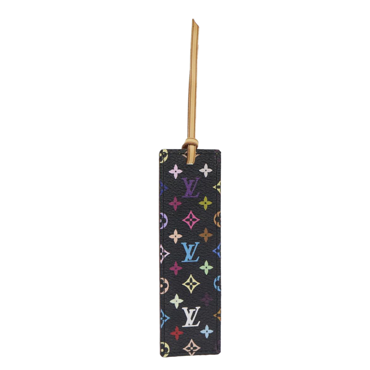 LOUIS VUITTON Monogram Multicolor Mark Page Kadu Bookmark M99197 LV Auth 51098