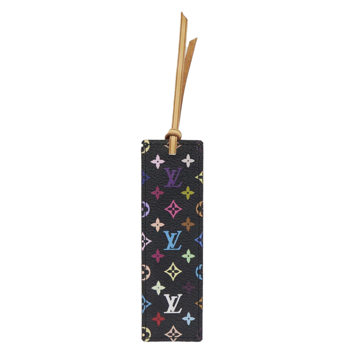 LOUIS VUITTON Monogram Multicolor Mark Page Kadu Bookmark M99197 LV Auth 51098