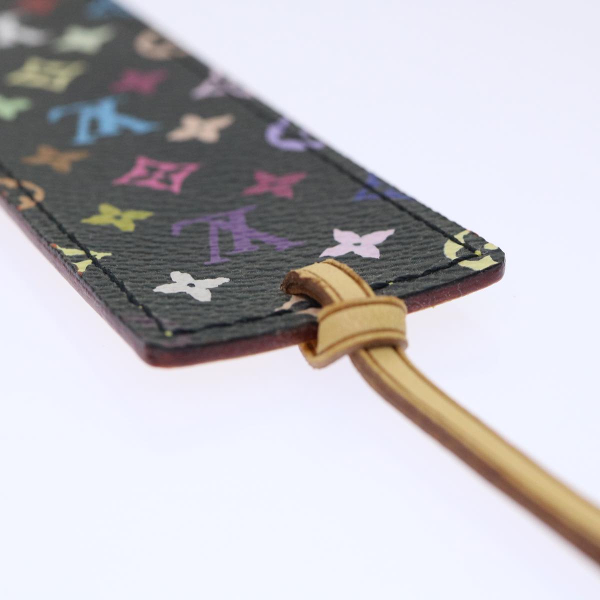 LOUIS VUITTON Monogram Multicolor Mark Page Kadu Bookmark M99197 LV Auth 51098