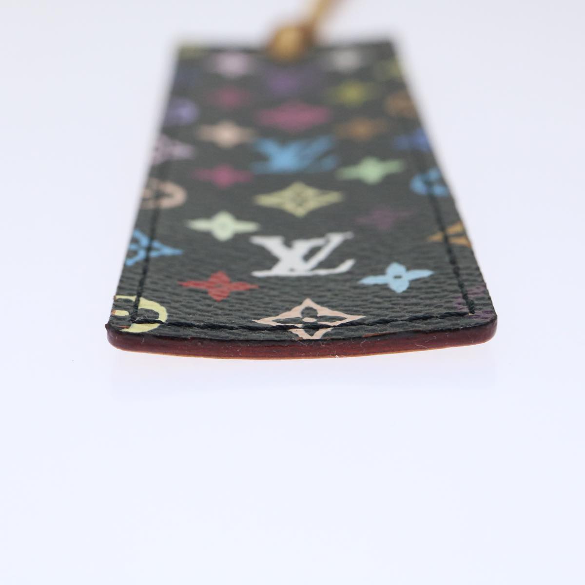 LOUIS VUITTON Monogram Multicolor Mark Page Kadu Bookmark M99197 LV Auth 51098