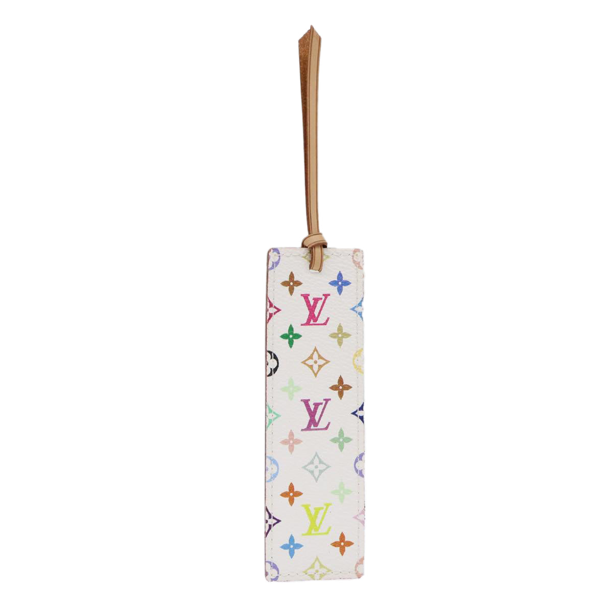 LOUIS VUITTON Monogram Multicolor Mark Page Kadu Bookmark M99196 LV Auth 51099