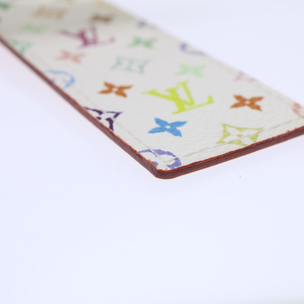 LOUIS VUITTON Monogram Multicolor Mark Page Kadu Bookmark M99196 LV Auth 51099