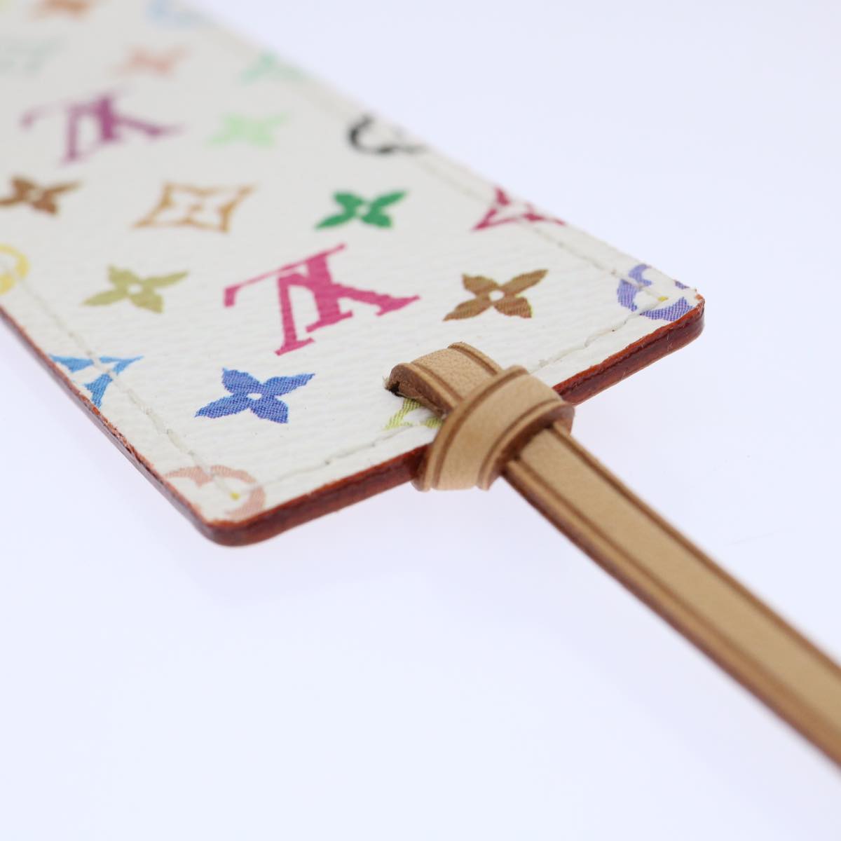 LOUIS VUITTON Monogram Multicolor Mark Page Kadu Bookmark M99196 LV Auth 51099