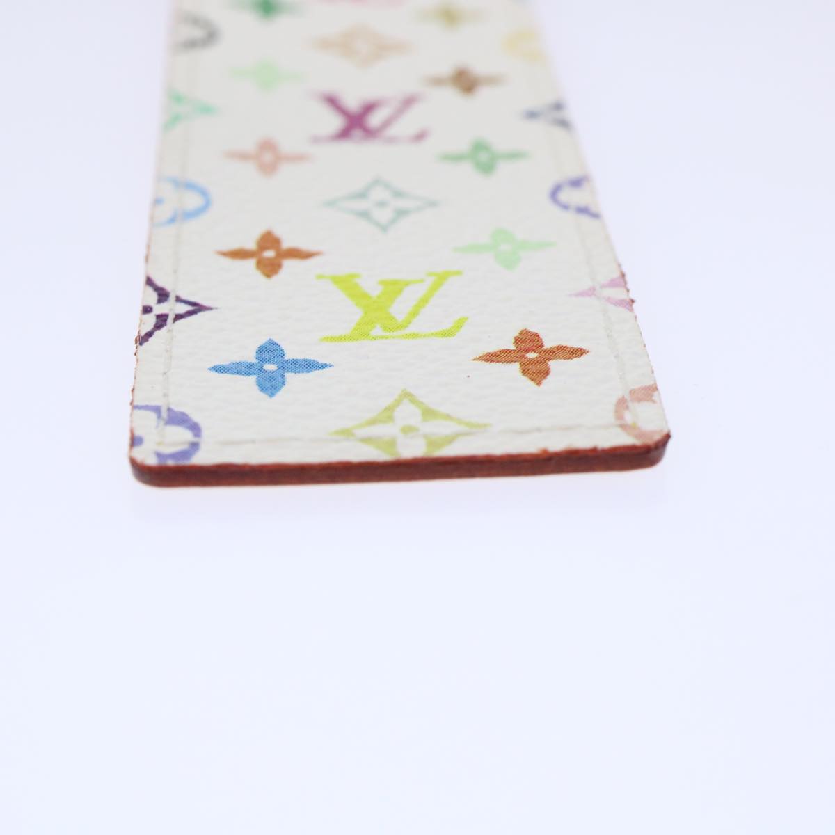 LOUIS VUITTON Monogram Multicolor Mark Page Kadu Bookmark M99196 LV Auth 51099