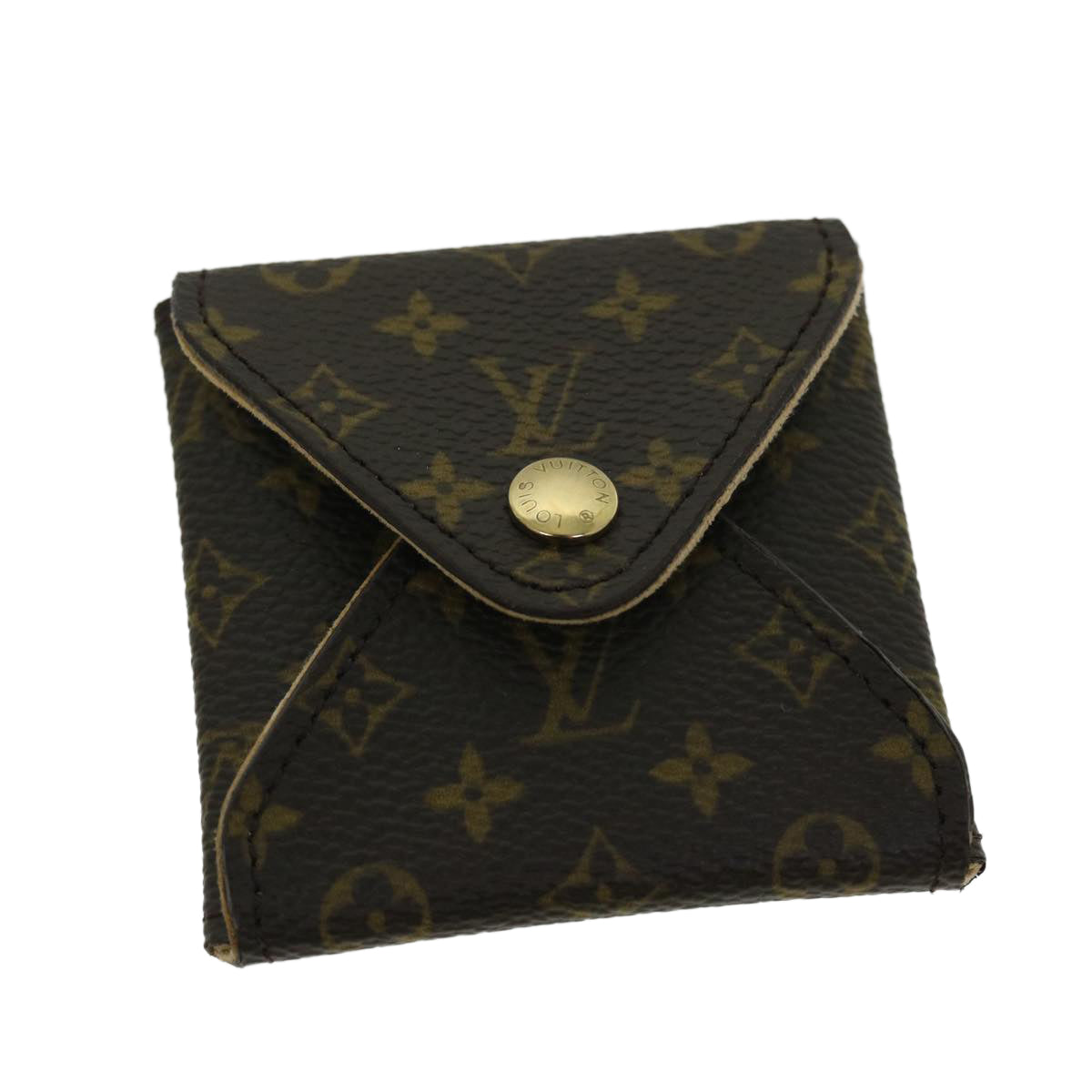 LOUIS VUITTON Monogram Jewelry Case LV Auth 51100