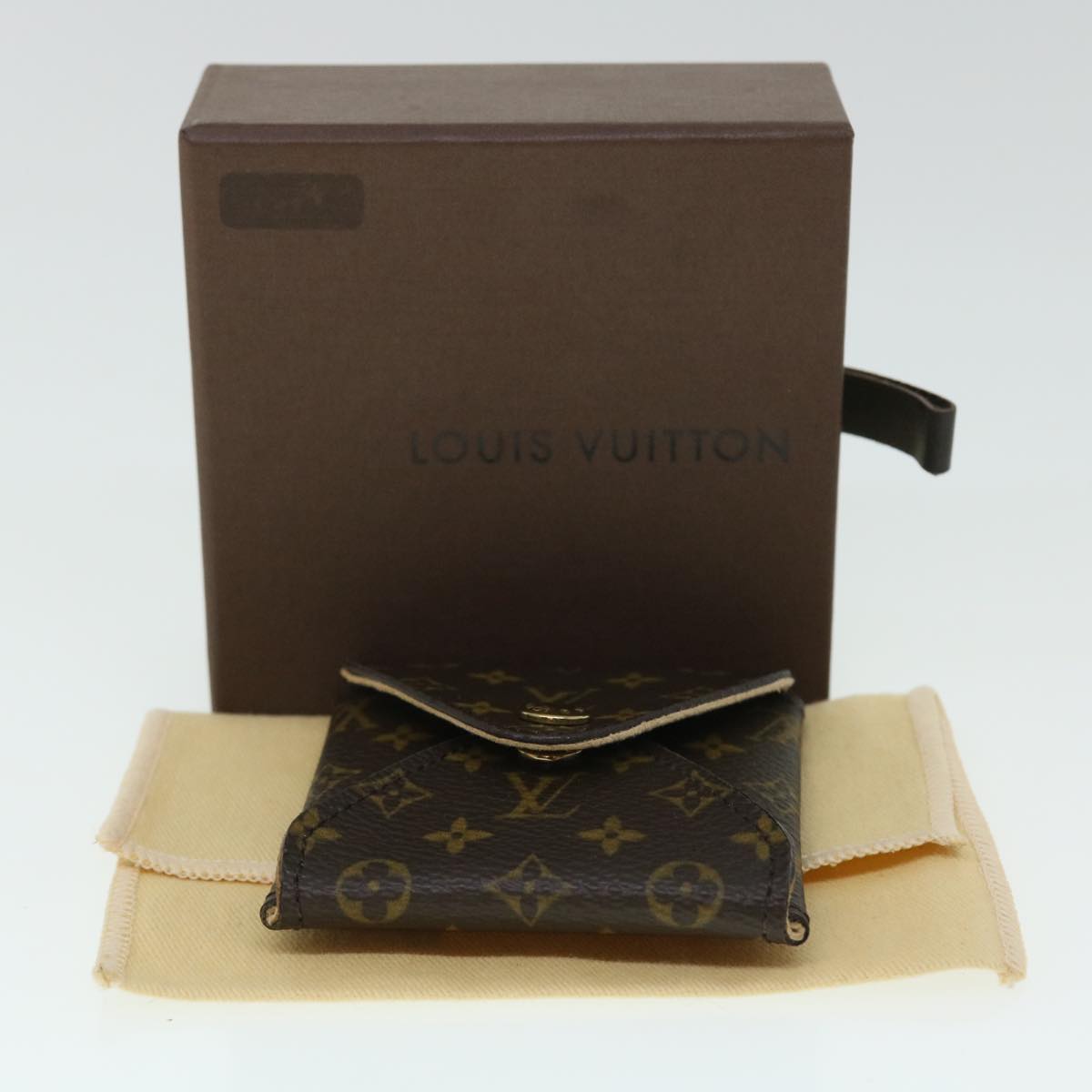 LOUIS VUITTON Monogram Jewelry Case LV Auth 51100