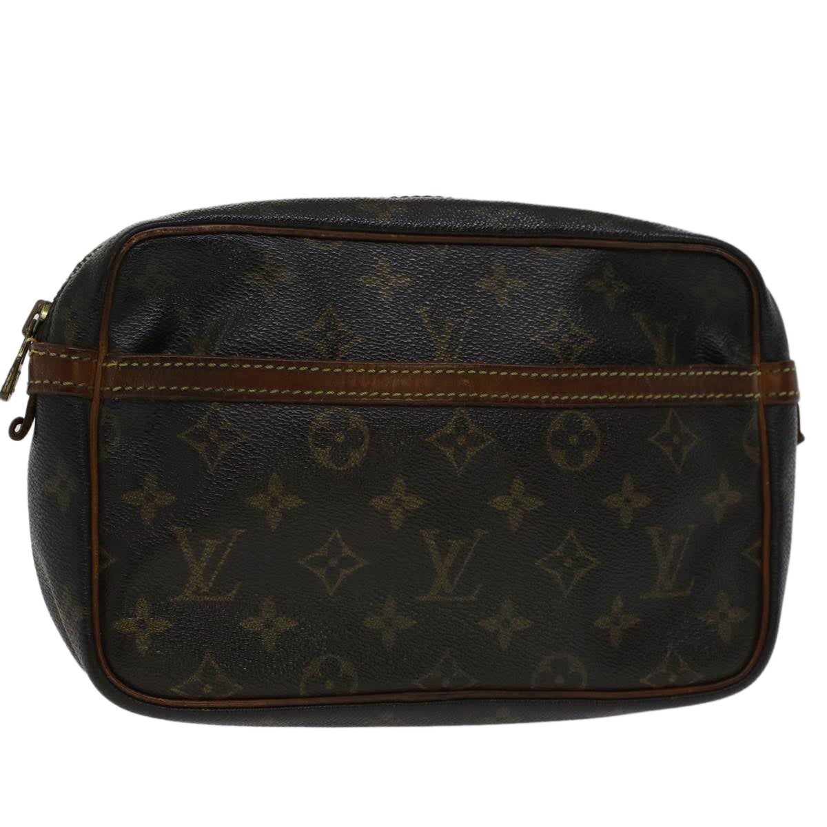 LOUIS VUITTON Monogram Compiegne 23 Clutch Bag M51847 LV Auth 51111