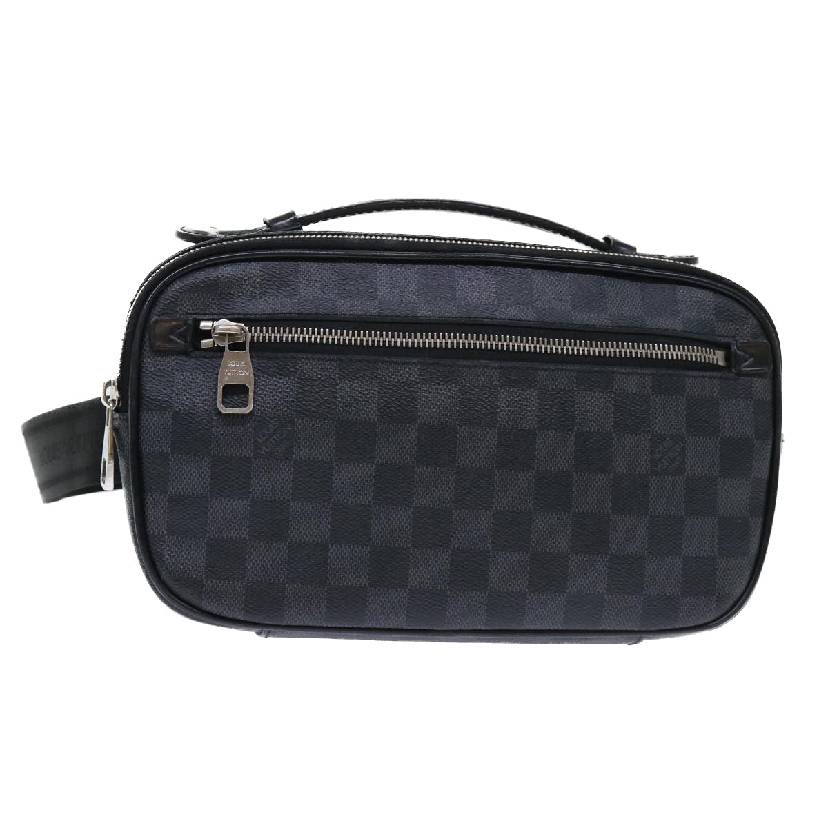 LOUIS VUITTON Damier Graphite Ambreil Shoulder Bag N41289 LV Auth 51125