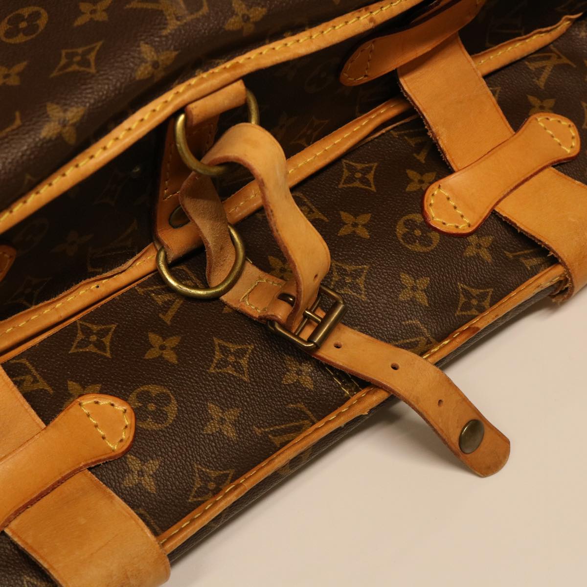 LOUIS VUITTON Monogram Carry Suter Garment Cover M23522 LV Auth 51164