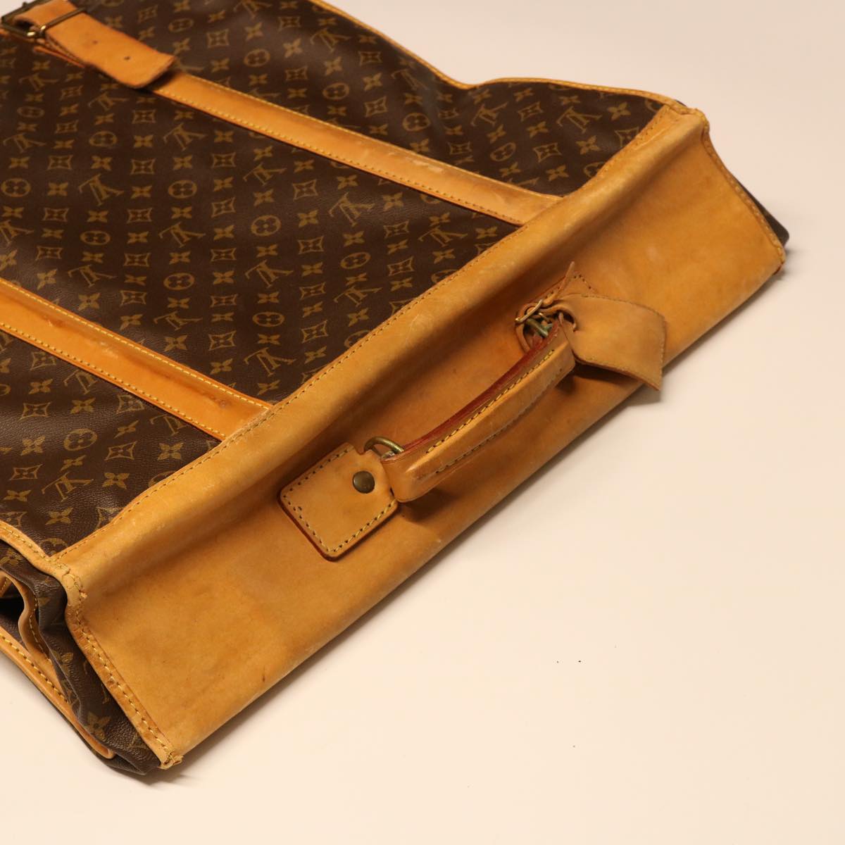 LOUIS VUITTON Monogram Carry Suter Garment Cover M23522 LV Auth 51164