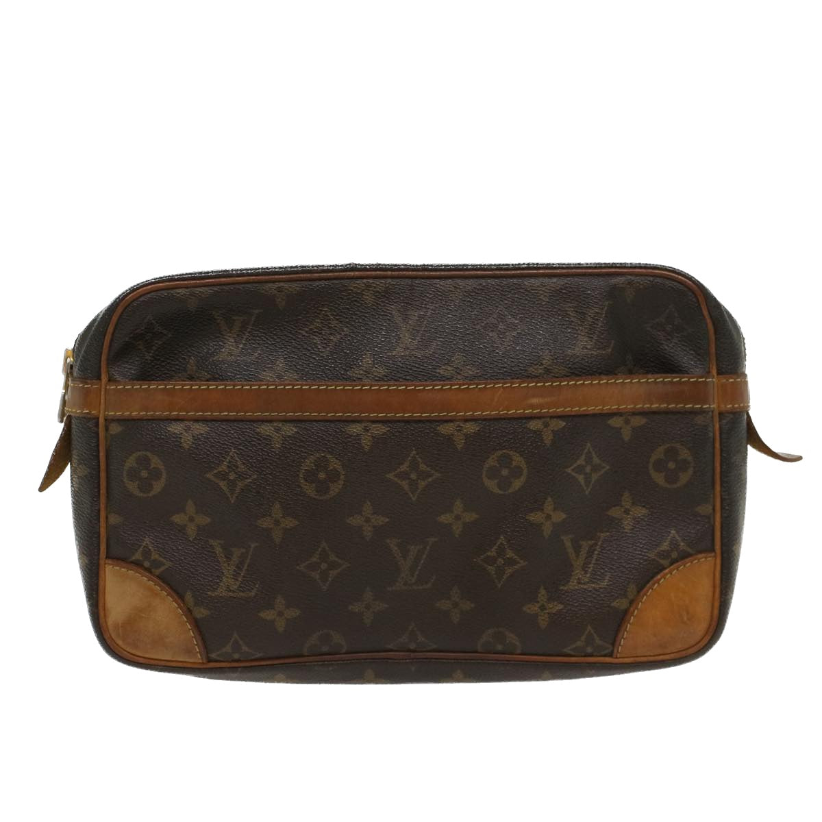 LOUIS VUITTON Monogram Compiegne 28 Clutch Bag M51845 LV Auth 51170 - 0