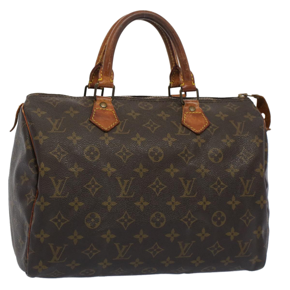 LOUIS VUITTON Monogram Speedy 30 Hand Bag M41526 LV Auth 51177