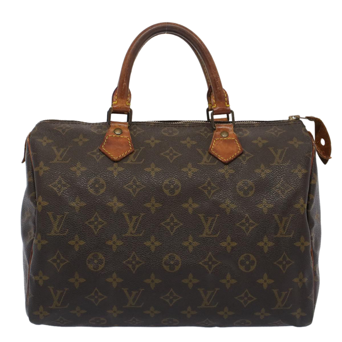 LOUIS VUITTON Monogram Speedy 30 Hand Bag M41526 LV Auth 51177