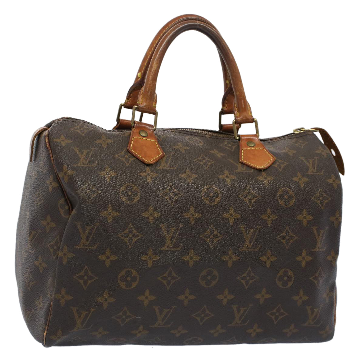 LOUIS VUITTON Monogram Speedy 30 Hand Bag M41526 LV Auth 51183